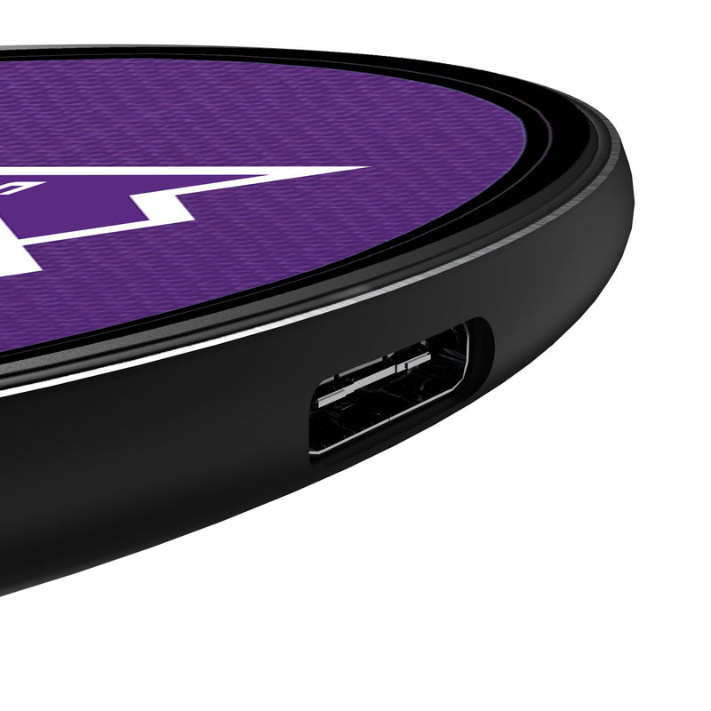 Sacramento Kings Personalized Endzone Solid 15-Watt Wireless Charger Detail.Jpg
