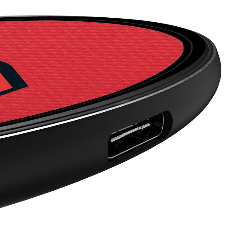Portland Trail Blazers Solid 15-Watt Wireless Charger Detail.Jpg