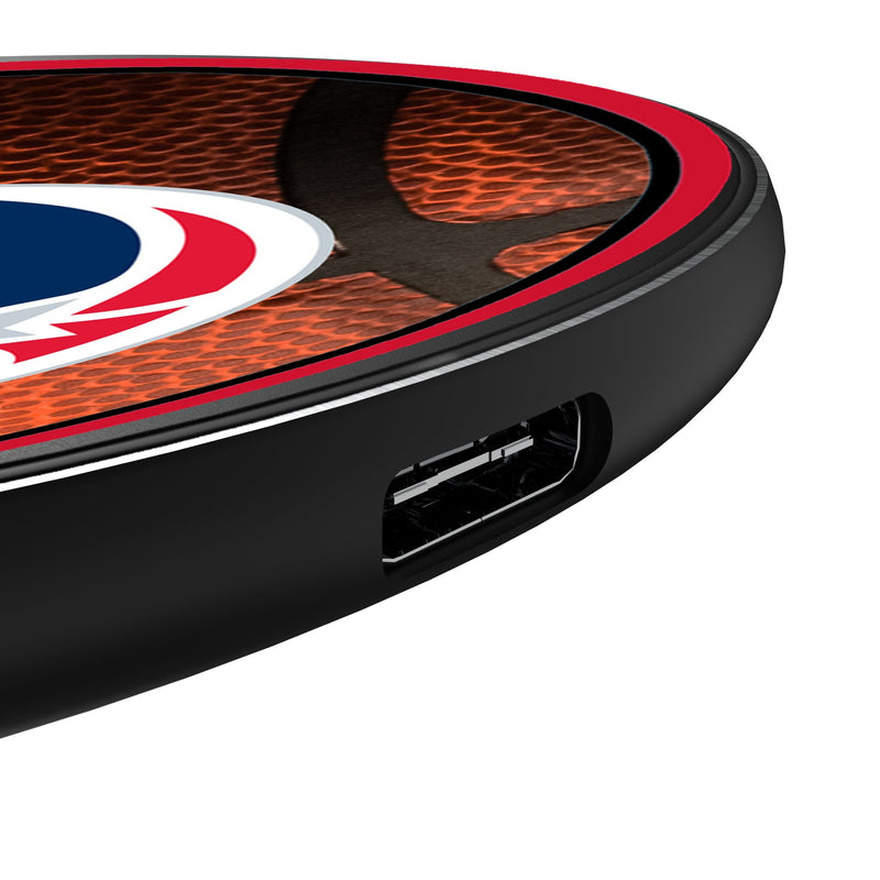 Washington Wizards Basketball 15-Watt Wireless Charger Detail.Jpg