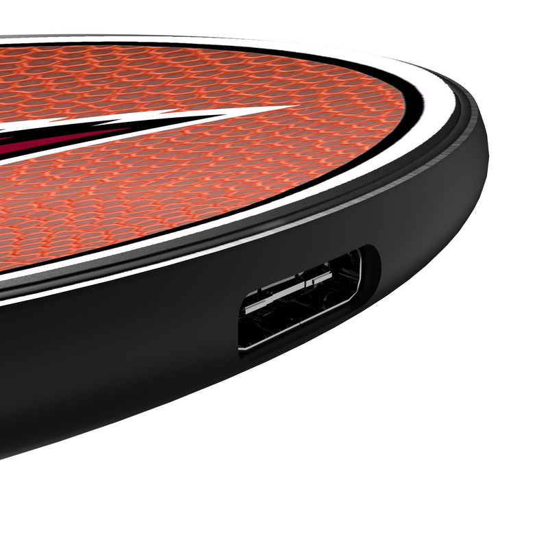 Arizona Cardinals Football 15-Watt Wireless Charger Detail.Jpg