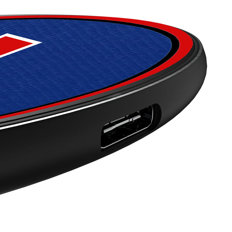 Buffalo Bills Personalized Endzone Solid 15-Watt Wireless Charger Detail.Jpg