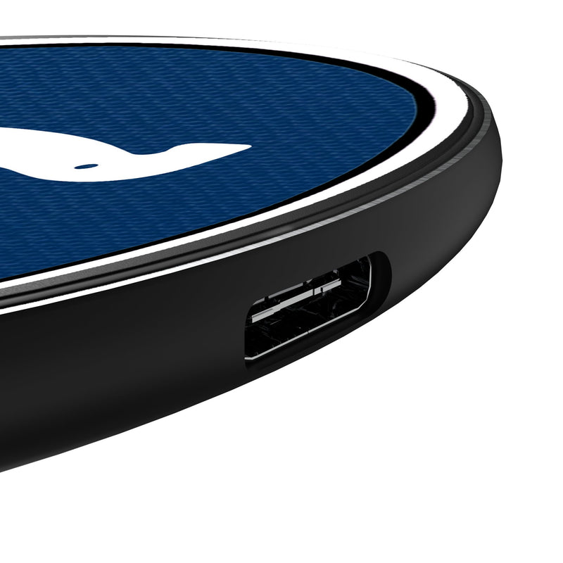 Indianapolis Colts Personalized Endzone Solid 15-Watt Wireless Charger Detail.Jpg