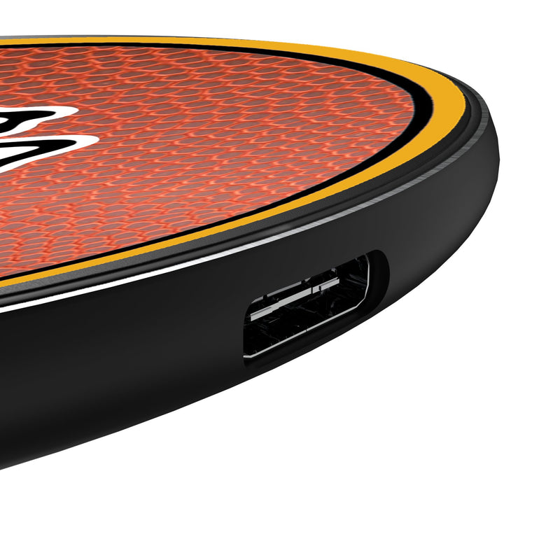Kansas City Chiefs Football 15-Watt Wireless Charger Detail.Jpg