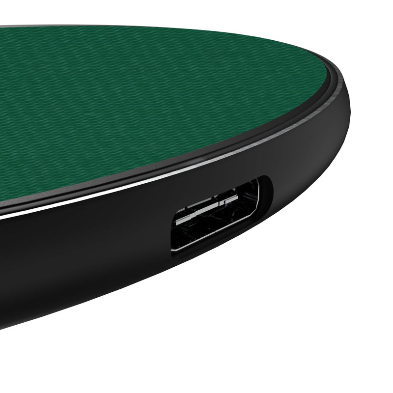 New York Jets Stripe 15-Watt Wireless Charger Detail.Jpg