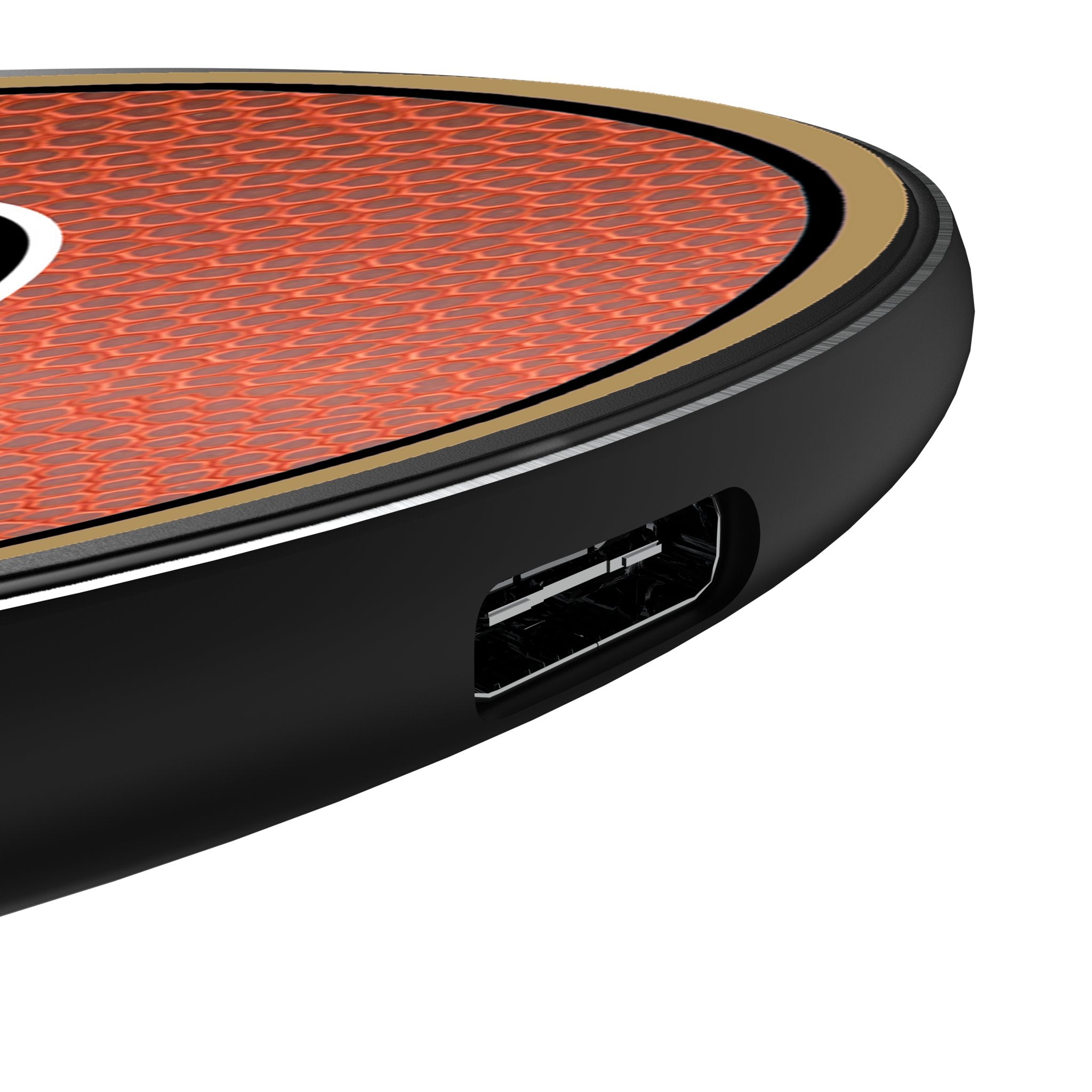 San Francisco 49ers Football 15-Watt Wireless Charger Detail.Jpg