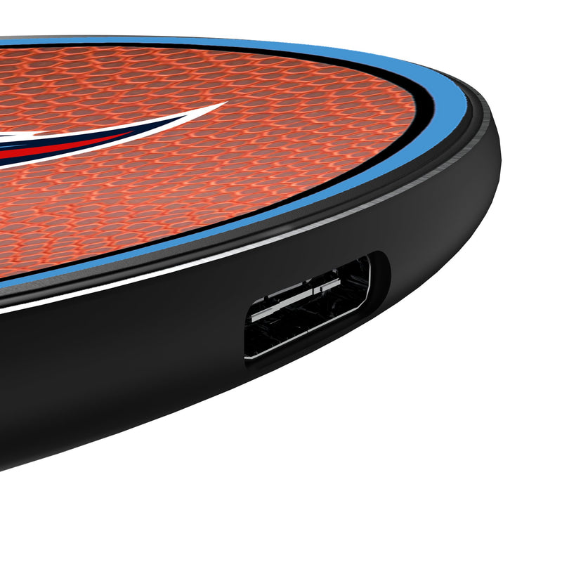 Tennessee Titans Football 15-Watt Wireless Charger Detail.Jpg