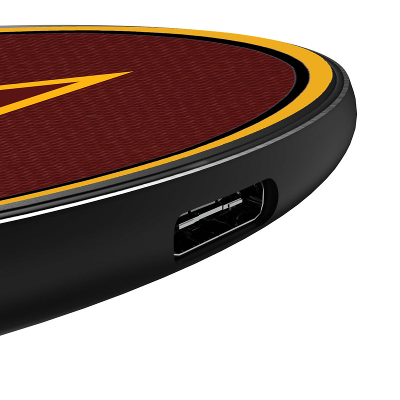 Washington Commanders Stripe 15-Watt Wireless Charger Detail.Jpg