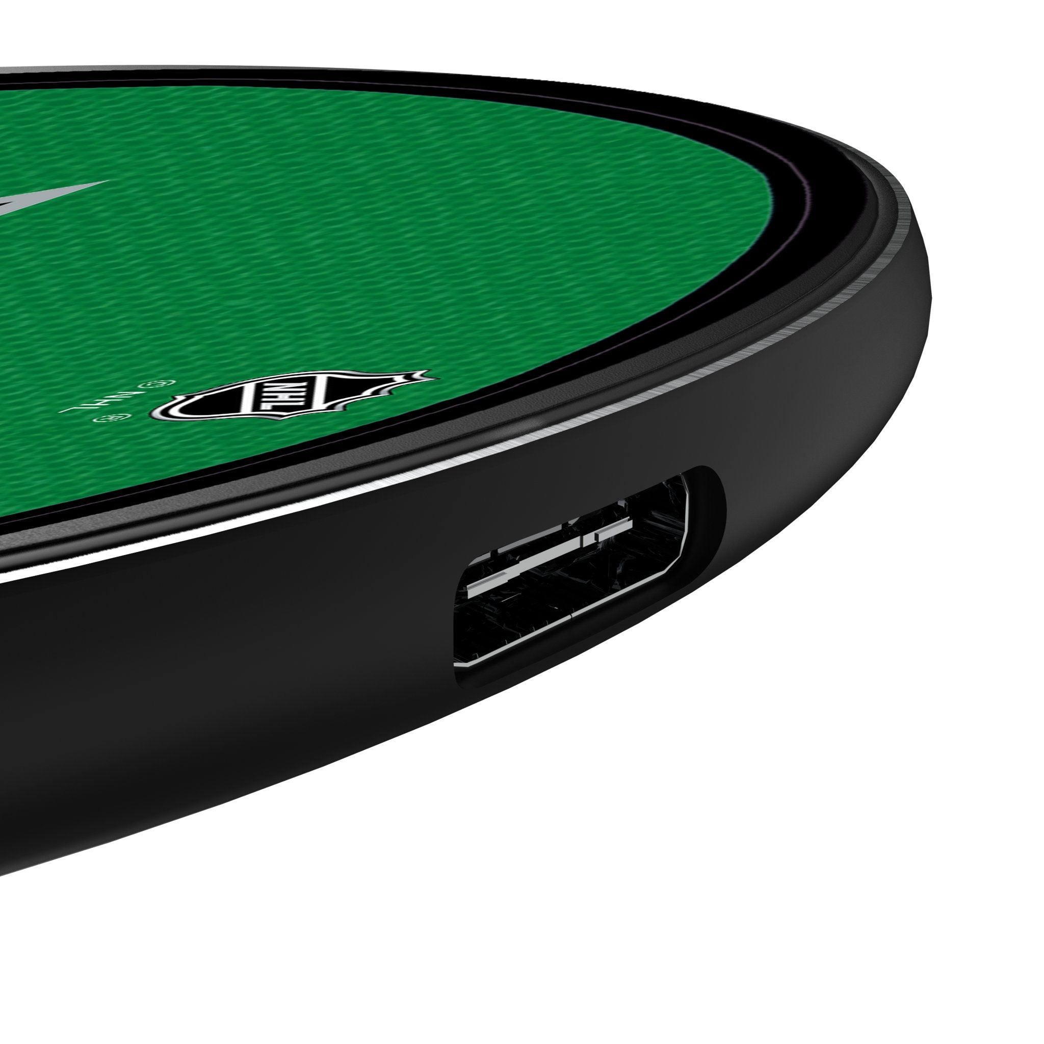 Dallas Stars Stripe 15-Watt Wireless Charger Detail.Jpg