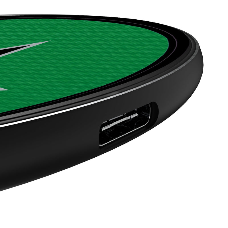 Dallas Stars Personalized Endzone Solid 15-Watt Wireless Charger Detail.Jpg