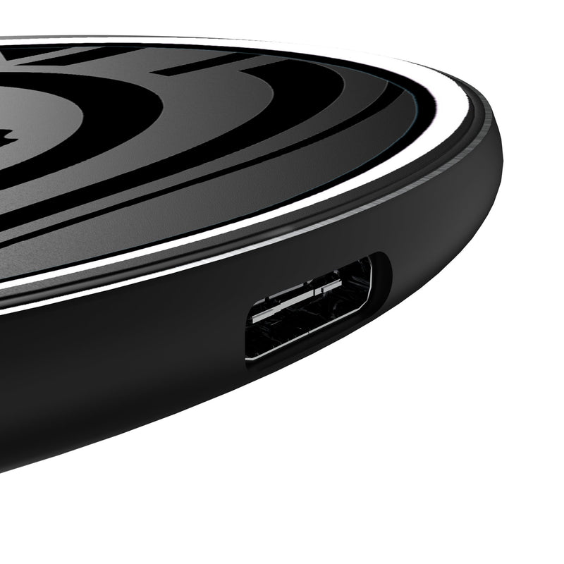 Detroit Red Wings Monocolor Tilt 15-Watt Wireless Charger Detail.Jpg