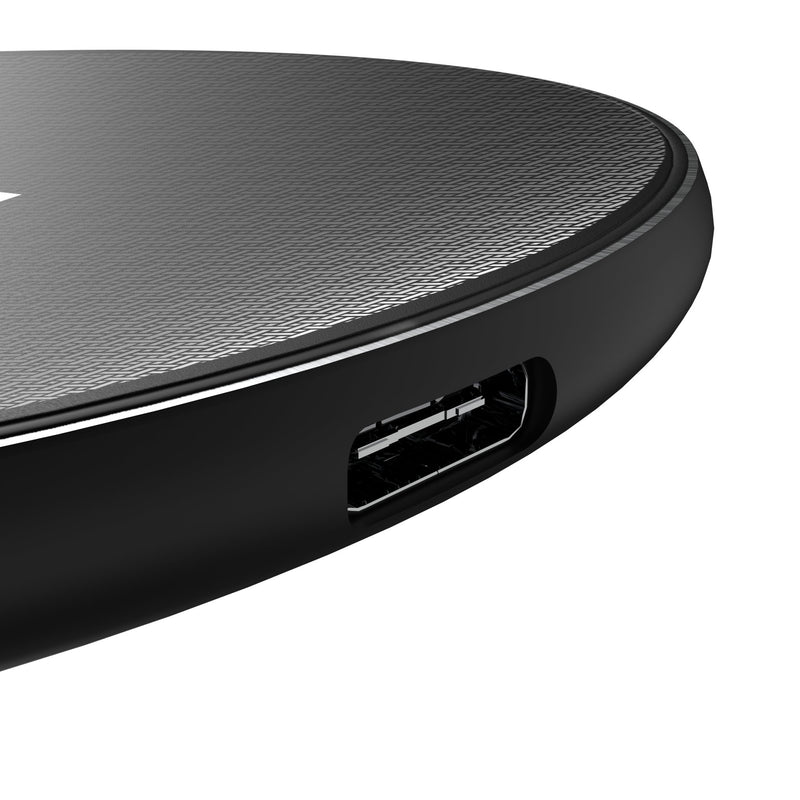 LA Kings Linen 15-Watt Wireless Charger Detail.Jpg
