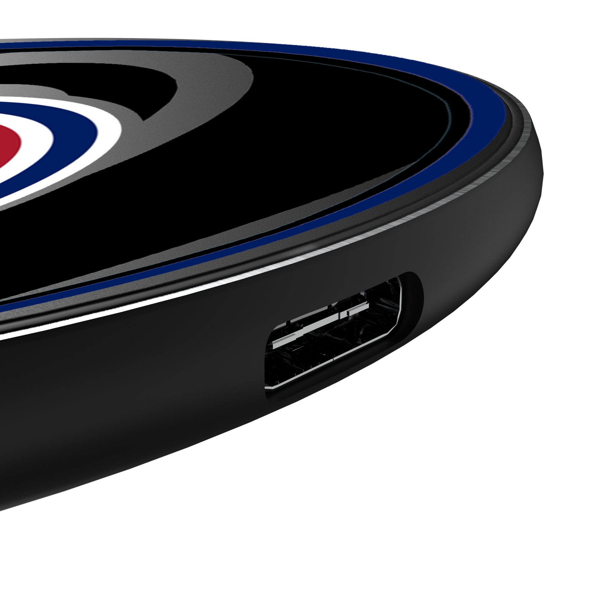 Montreal Canadiens Monocolor Tilt 15-Watt Wireless Charger Detail.Jpg