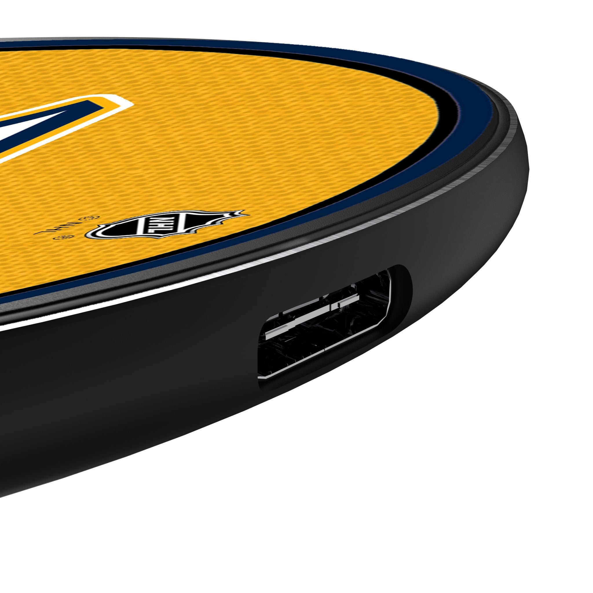 Nashville Predators Stripe 15-Watt Wireless Charger Detail.Jpg