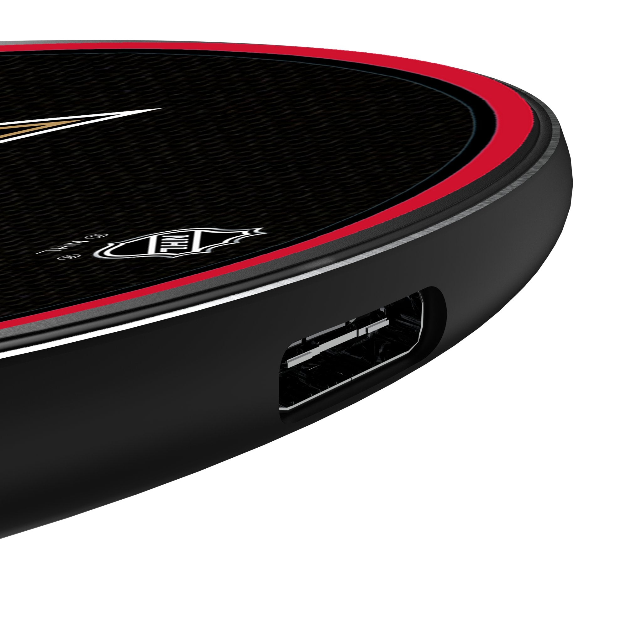 Ottawa Senators Stripe 15-Watt Wireless Charger Detail.Jpg
