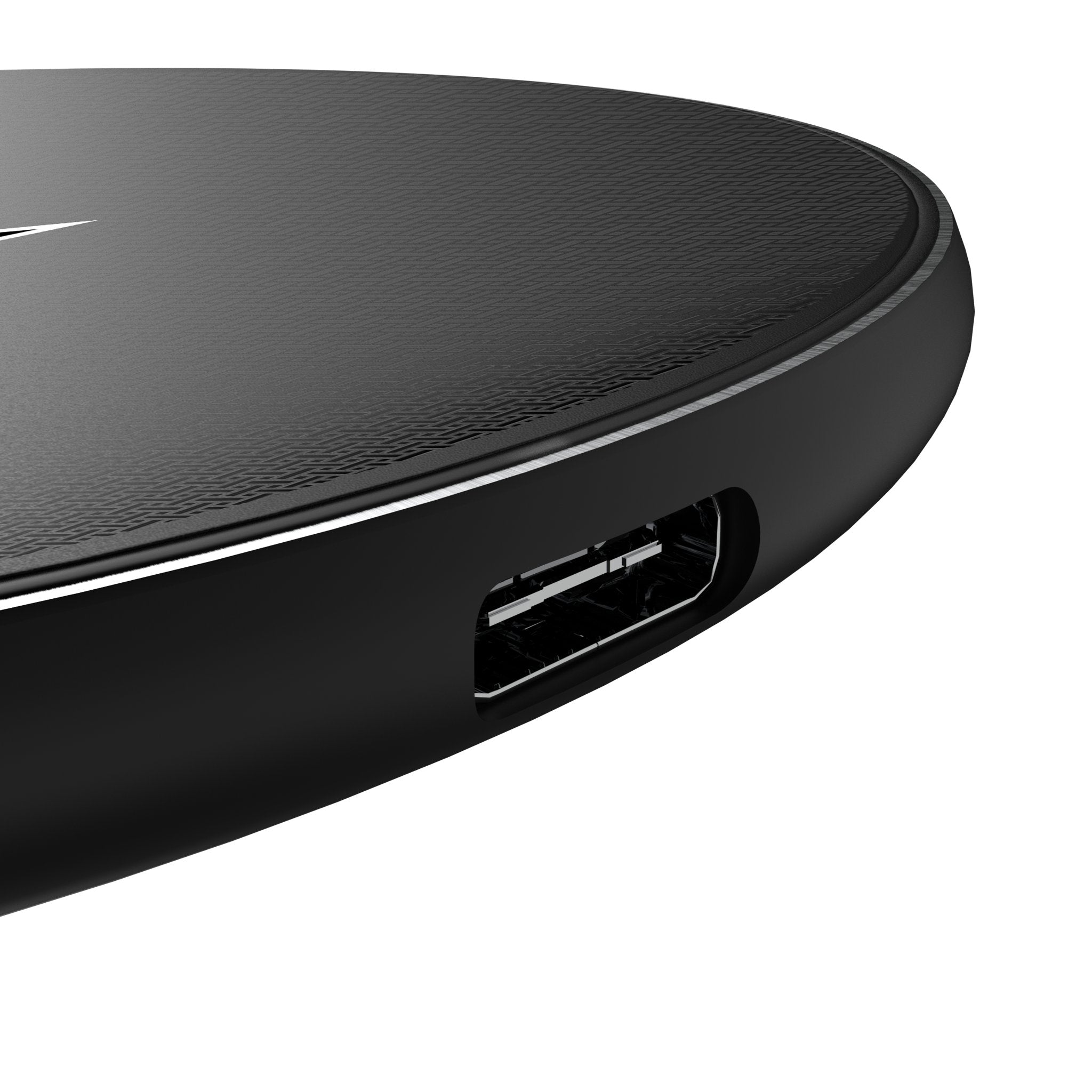 Ottawa Senators Linen 15-Watt Wireless Charger Detail.Jpg