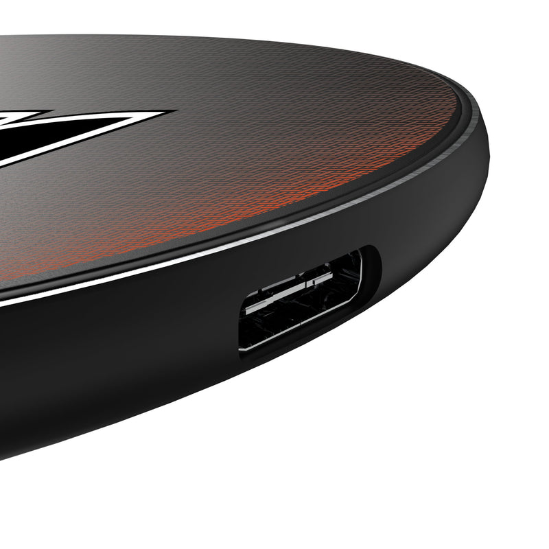 Philadelphia Flyers Linen 15-Watt Wireless Charger Detail.Jpg