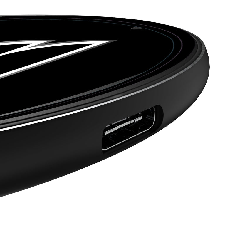 Philadelphia Flyers Monocolor Tilt 15-Watt Wireless Charger Detail.Jpg