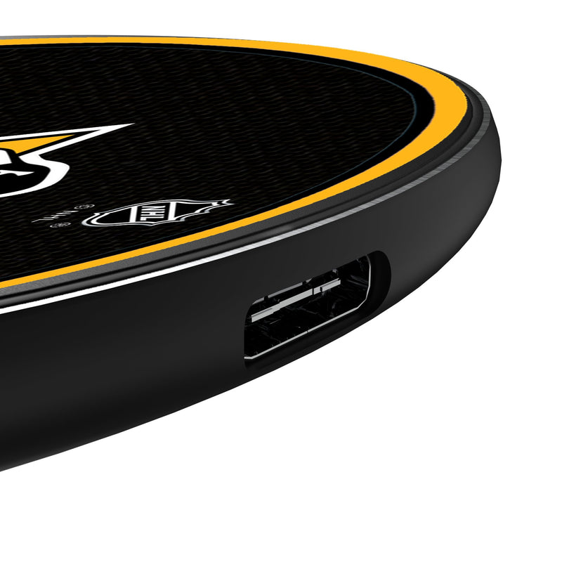 Pittsburgh Penguins Stripe 15-Watt Wireless Charger Detail.Jpg