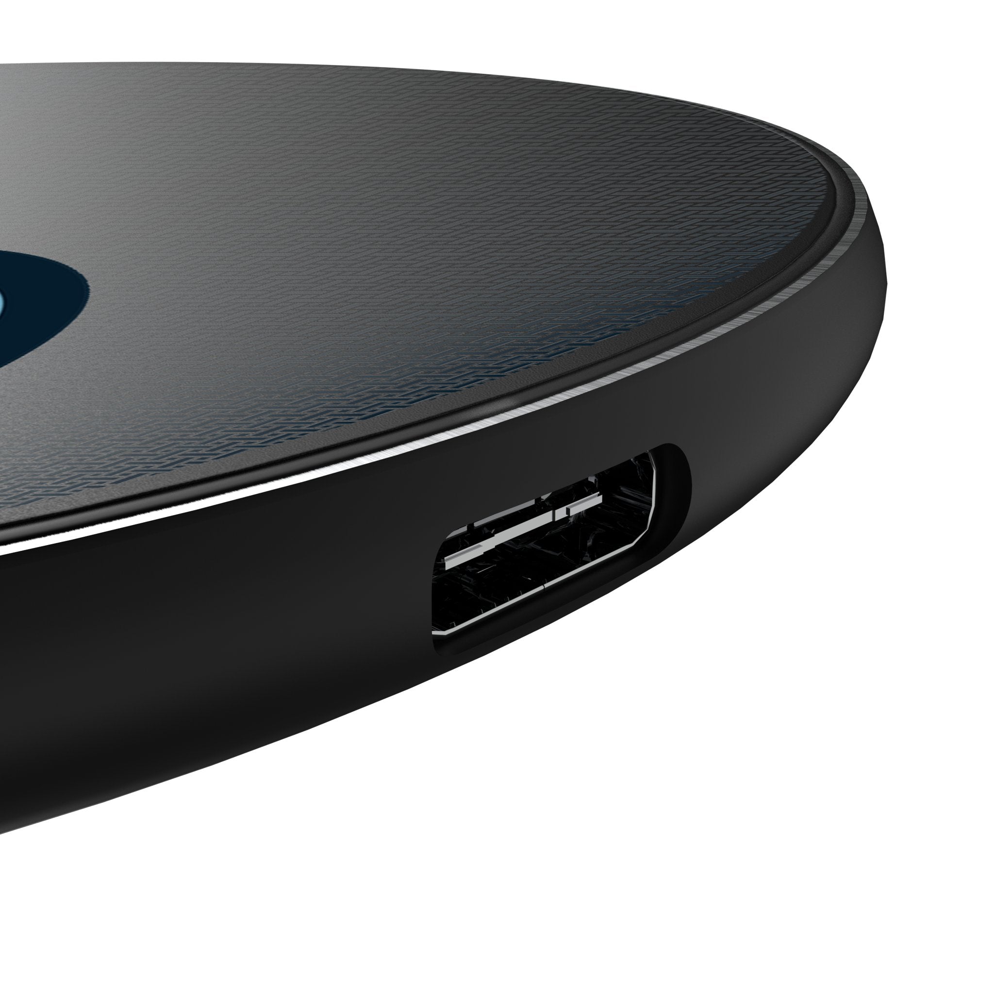 Seattle Kraken Linen 15-Watt Wireless Charger Detail.Jpg