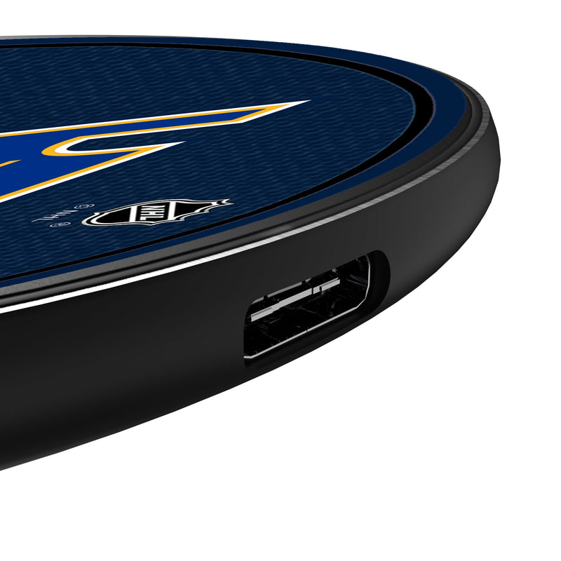 St. Louis Blues Stripe 15-Watt Wireless Charger Detail.Jpg