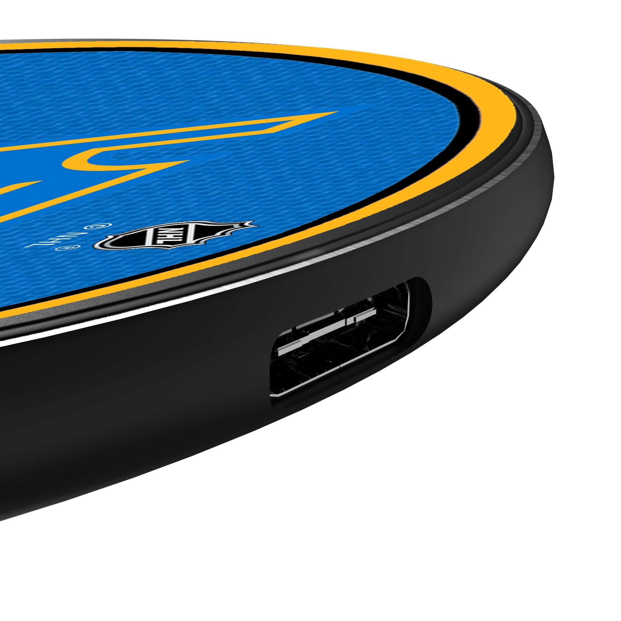 St. Louis Blues Stripe 15-Watt Wireless Charger Detail.Jpg