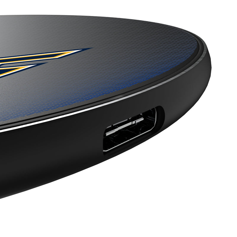 St. Louis Blues Linen 15-Watt Wireless Charger Detail.Jpg