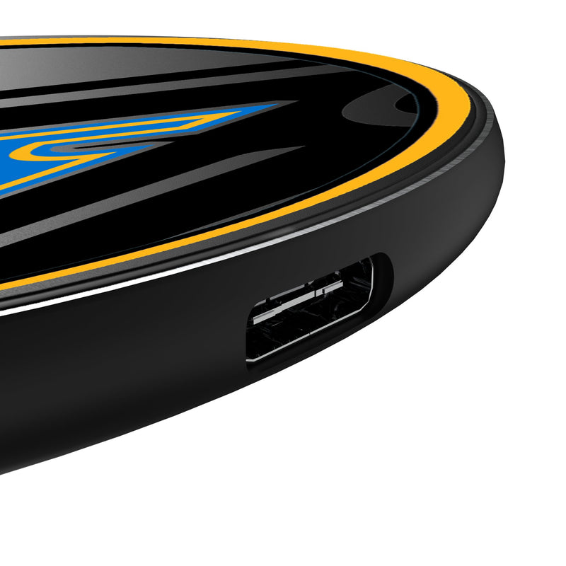 St. Louis Blues Monocolor Tilt 15-Watt Wireless Charger Detail.Jpg