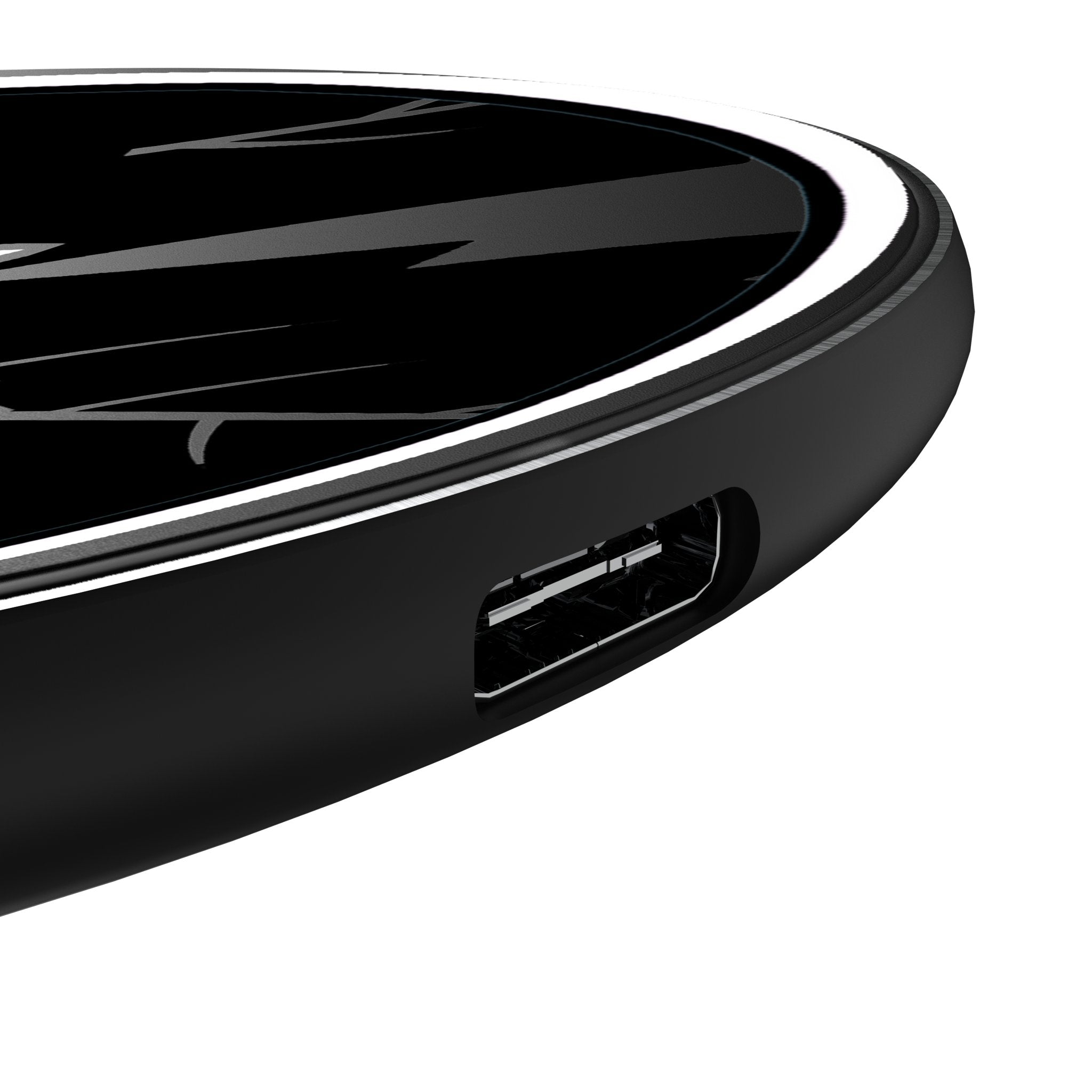 Toronto Maple Leafs Monocolor Tilt 15-Watt Wireless Charger Detail.Jpg