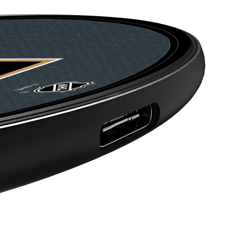 Vegas Golden Knights Stripe 15-Watt Wireless Charger Detail.Jpg