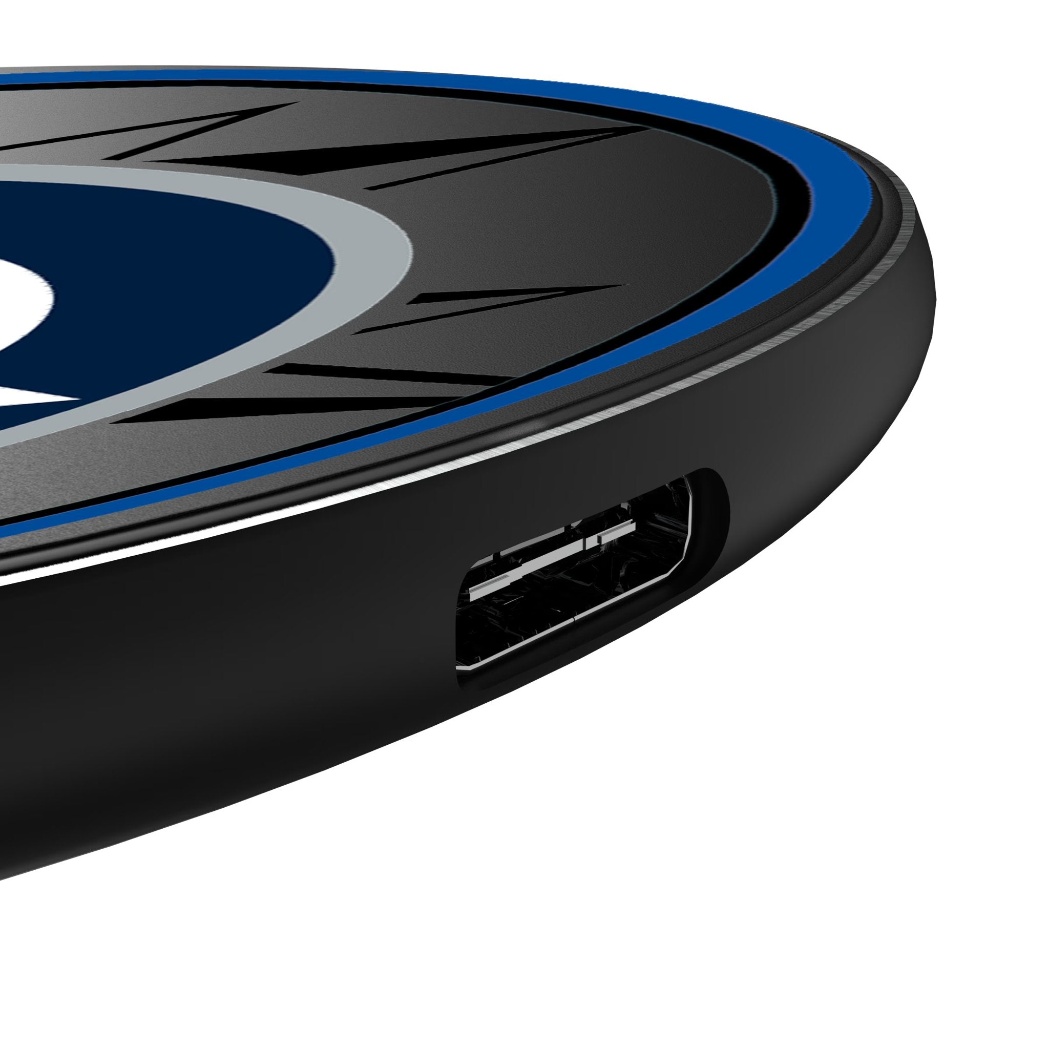 Winnipeg Jets Monocolor Tilt 15-Watt Wireless Charger Detail.Jpg