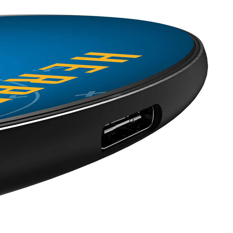 Justin Herbert Los Angeles Chargers 10 Ready 15-Watt Wireless Charger Detail.Jpg