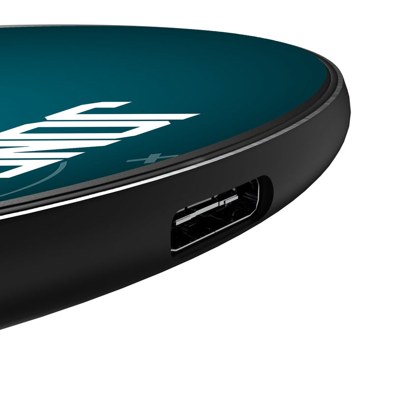 Mac Jones Jacksonville Jaguars 10 Ready 15-Watt Wireless Charger Detail.Jpg