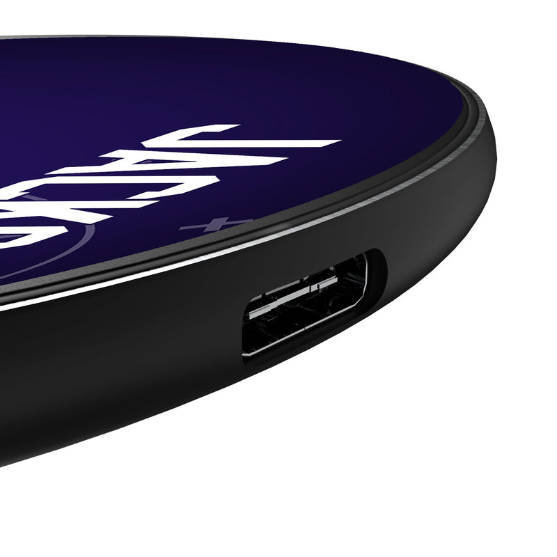 Lamar Jackson Baltimore Ravens 8 Ready 15-Watt Wireless Charger Detail.Jpg