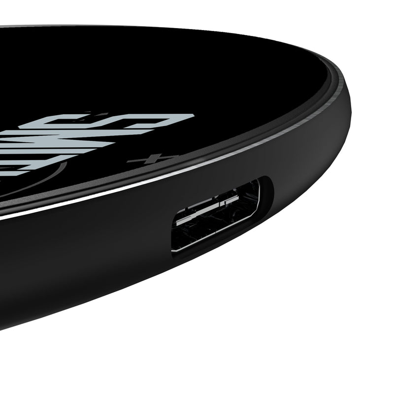 Geno Smith Las Vegas Raiders 7 Game Tactic 15-Watt Wireless Charger Detail.Jpg