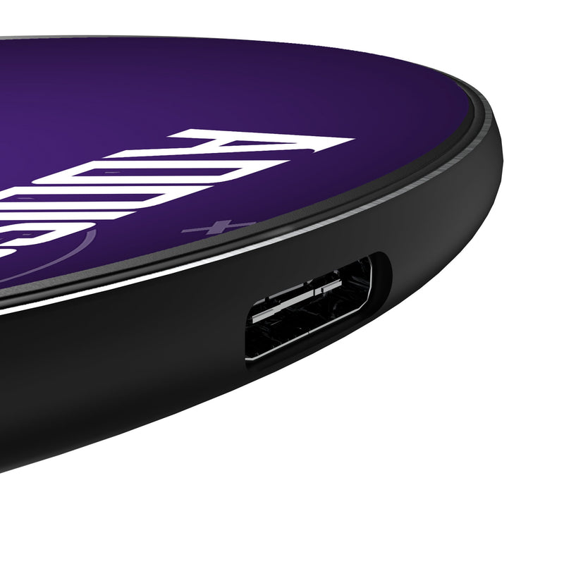 Jordan Addison Minnesota Vikings 3 Ready 15-Watt Wireless Charger Detail.Jpg