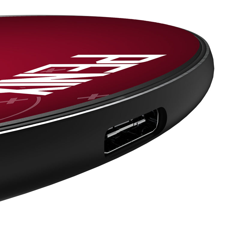 Michael Penix Jr. Atlanta Falcons 9 Game Tactic 15-Watt Wireless Charger Detail.Jpg