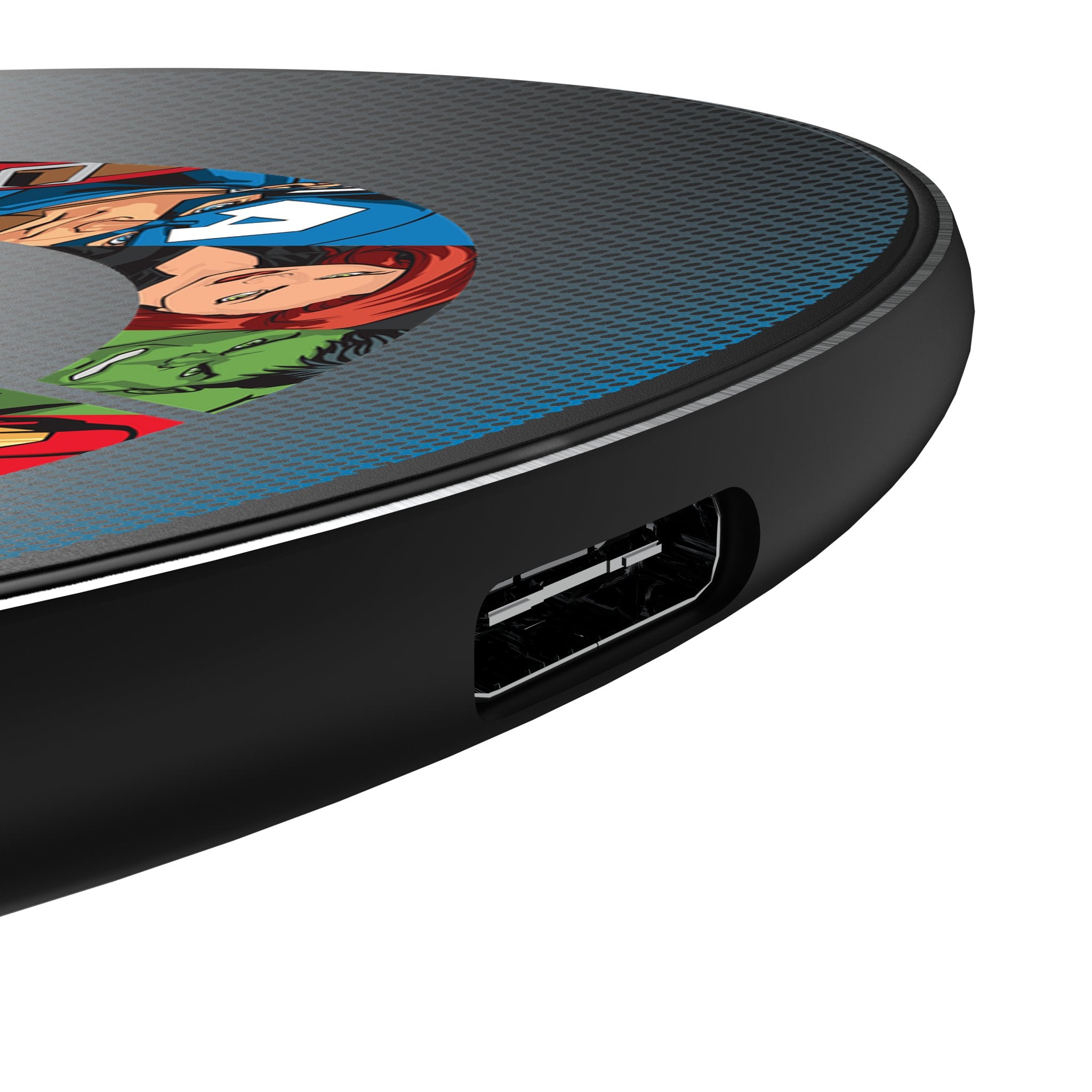 Marvel Avengers Avengers Grid 15-Watt Wireless Charger Detail.Jpg