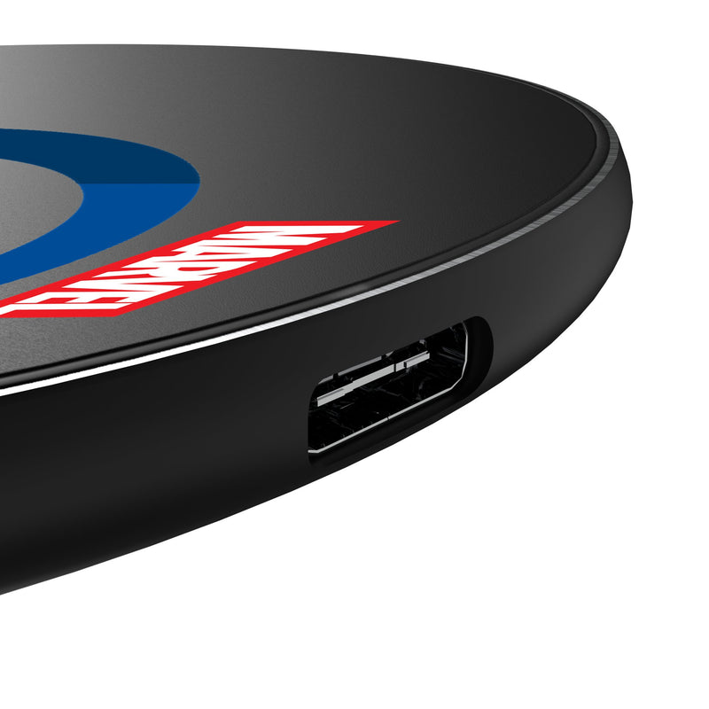 Marvel Avengers Captain America Sigil 15-Watt Wireless Charger Detail.Jpg