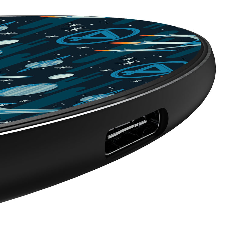 Marvel Fantastic Four Pattern 15-Watt Wireless Charger Detail.Jpg