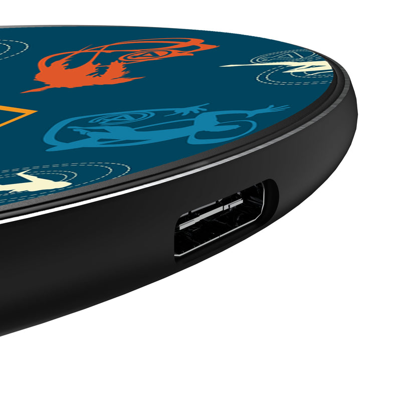 Marvel Fantastic Four Pattern 2 15-Watt Wireless Charger Detail.Jpg