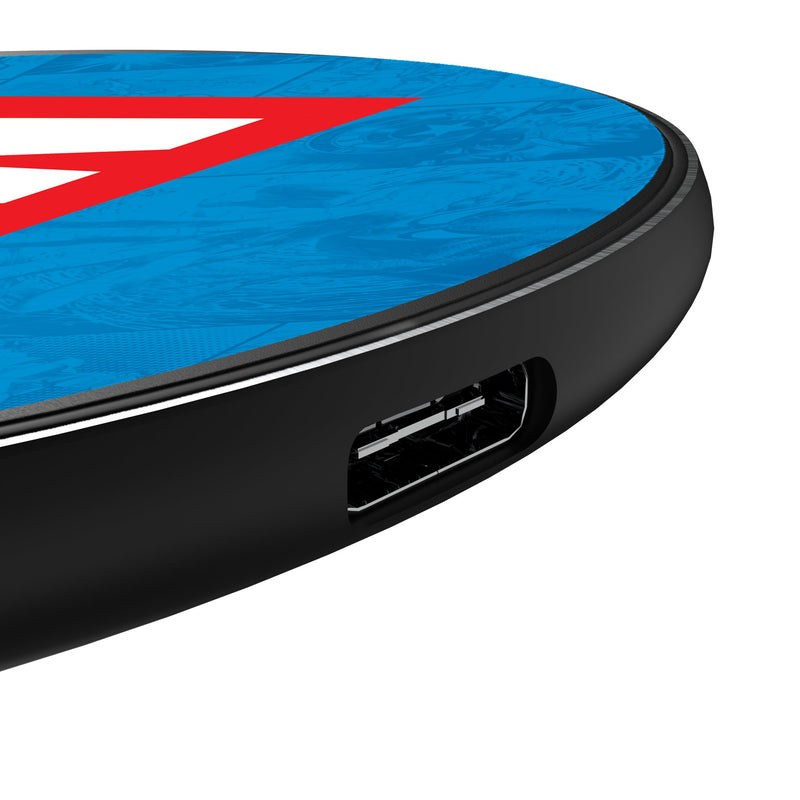 Marvel Comics Marvel Logo 15-Watt Wireless Charger Detail.Jpg