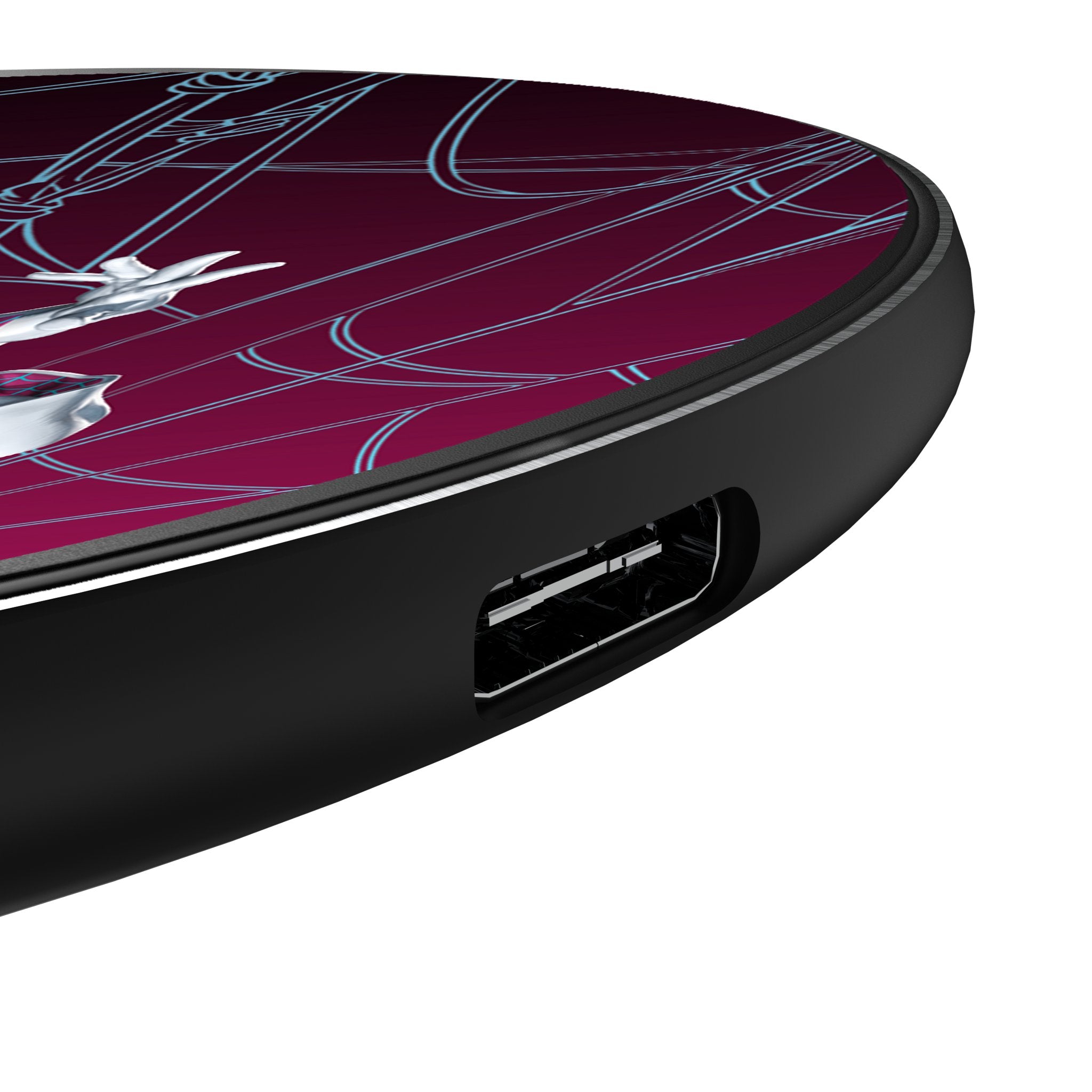Marvel Spider-Gwen MechLine 15-Watt Wireless Charger Detail.Jpg