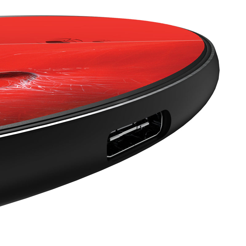 Marvel Spider-Man Cover Art 15-Watt Wireless Charger Detail.Jpg