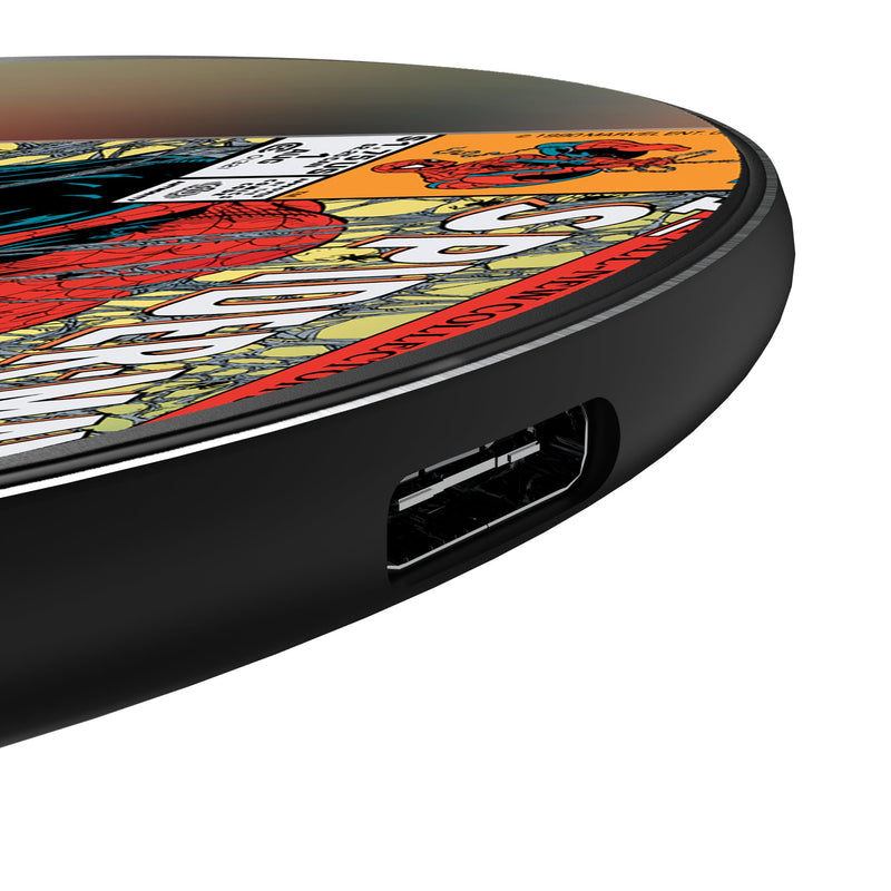 Marvel Spider-Man Classic Cover 15-Watt Wireless Charger Detail.Jpg