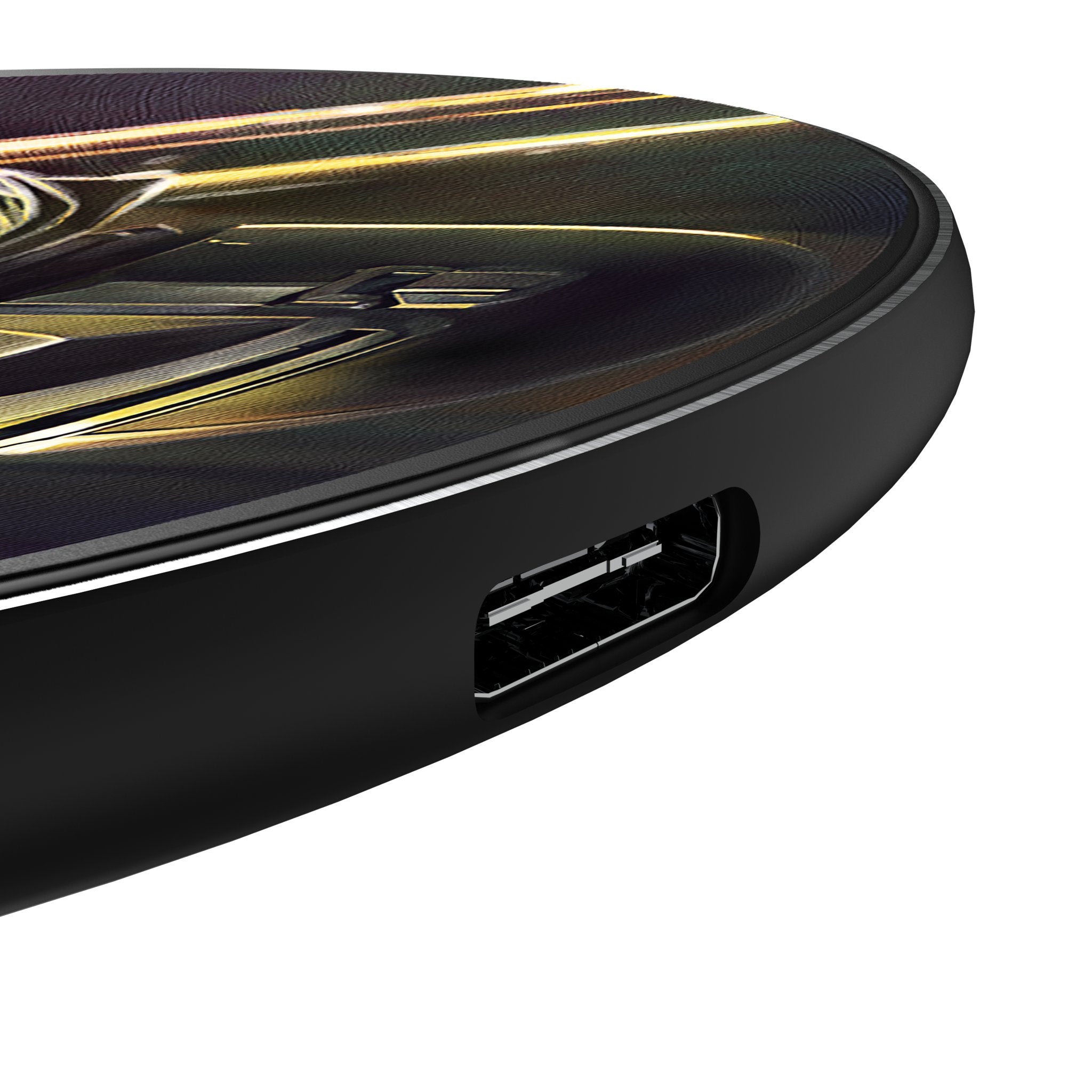 Star Wars: The Mandalorian Din Djarin Portrait 15-Watt Wireless Charger Detail.Jpg