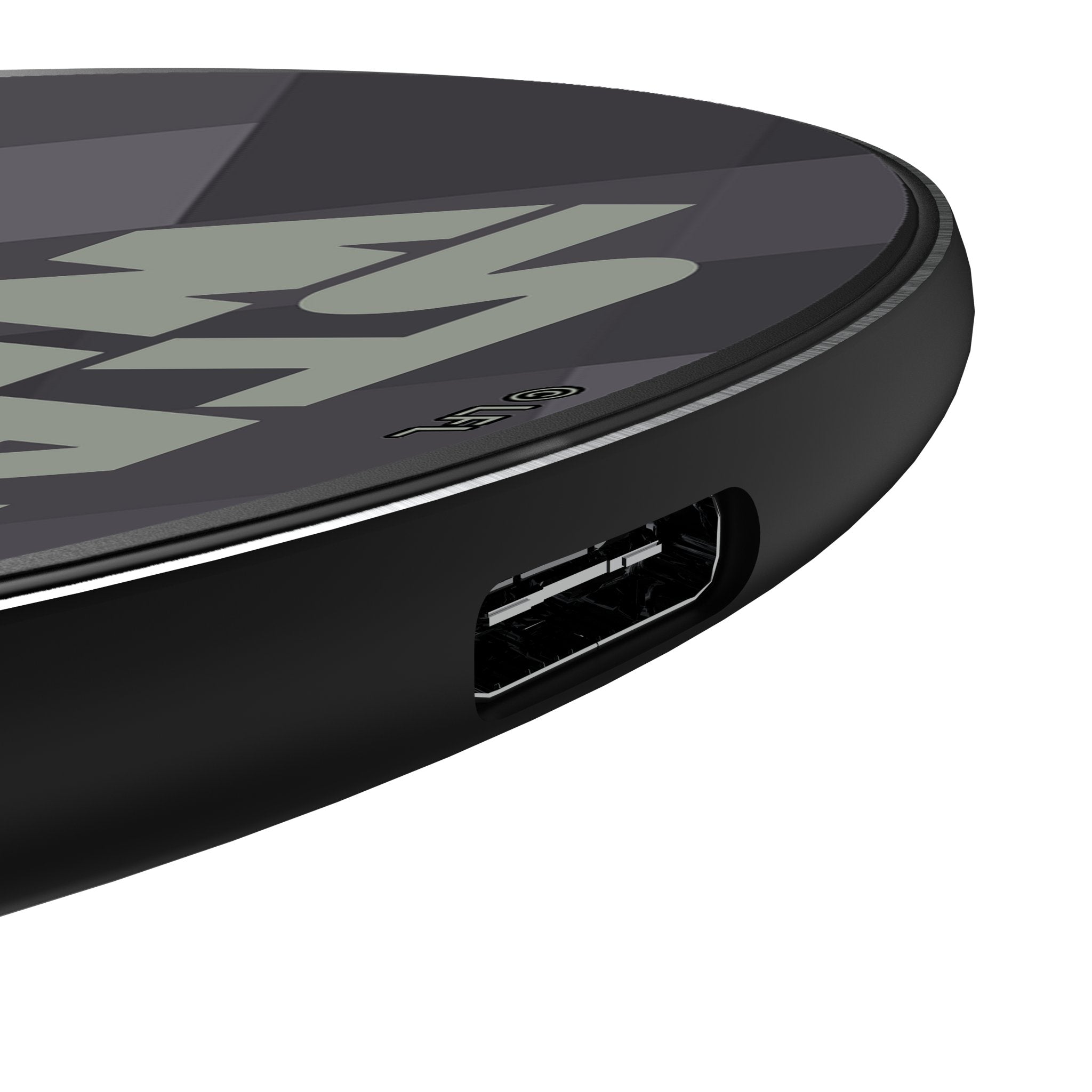 Star Wars: The Mandalorian Grogu and Din Djarin Color Block 15-Watt Wireless Charger Detail.Jpg