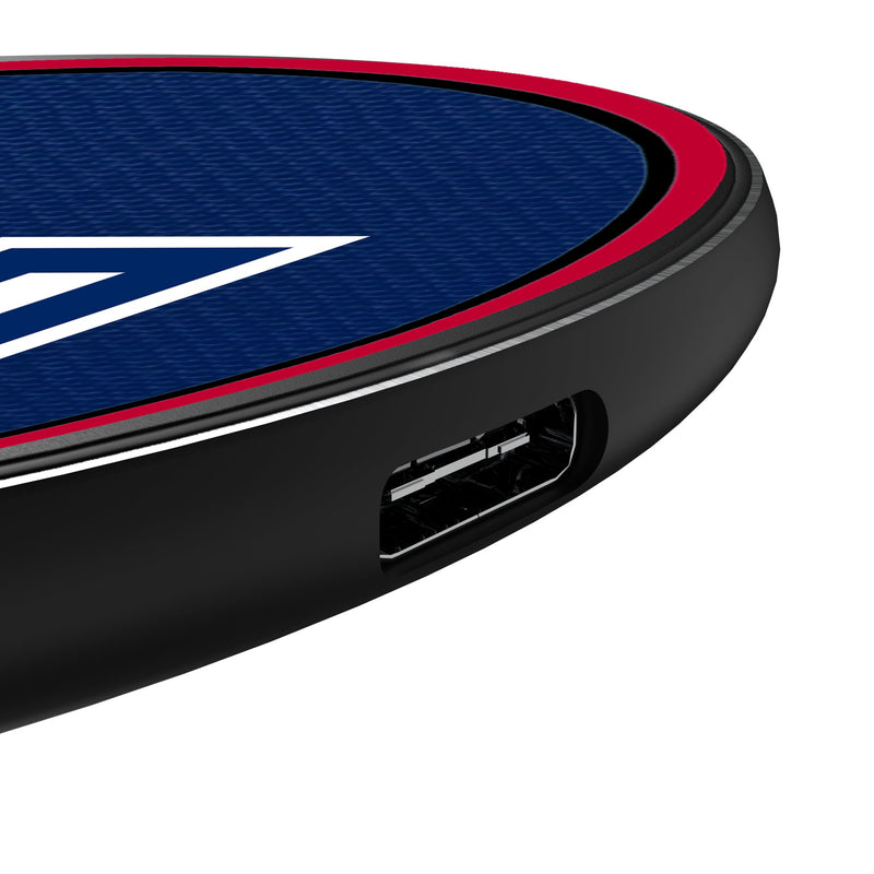 University of Arizona Wildcats Personalized Endzone Solid 15-Watt Wireless Charger Detail.Jpg