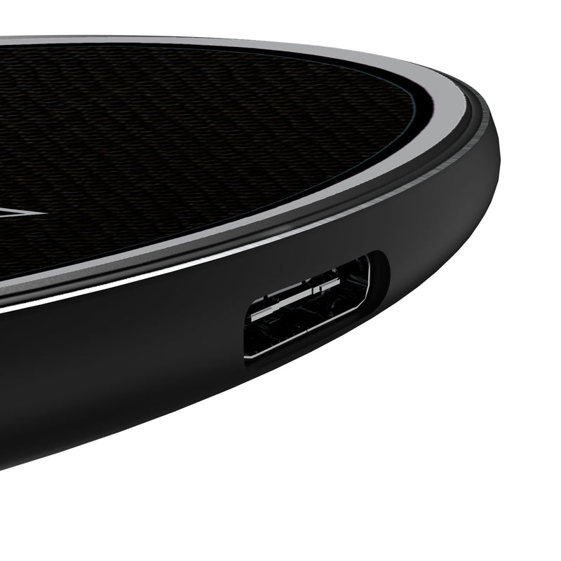 Las Vegas Aces Personalized Endzone Solid 15-Watt Wireless Charger Detail.Jpg
