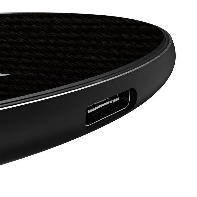 Las Vegas Aces Solid 15-Watt Wireless Charger Detail.Jpg