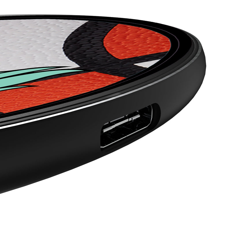 New York Liberty Basketball 15-Watt Wireless Charger Detail.Jpg